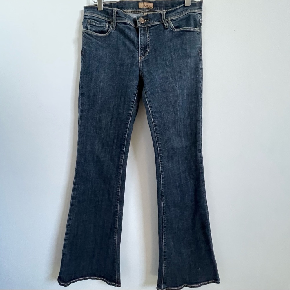 See thru Soul Flare Wide Leg Jeans Retro Style Size 31